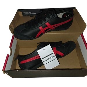 Onitsuka Tiger Black and Red Sneakers